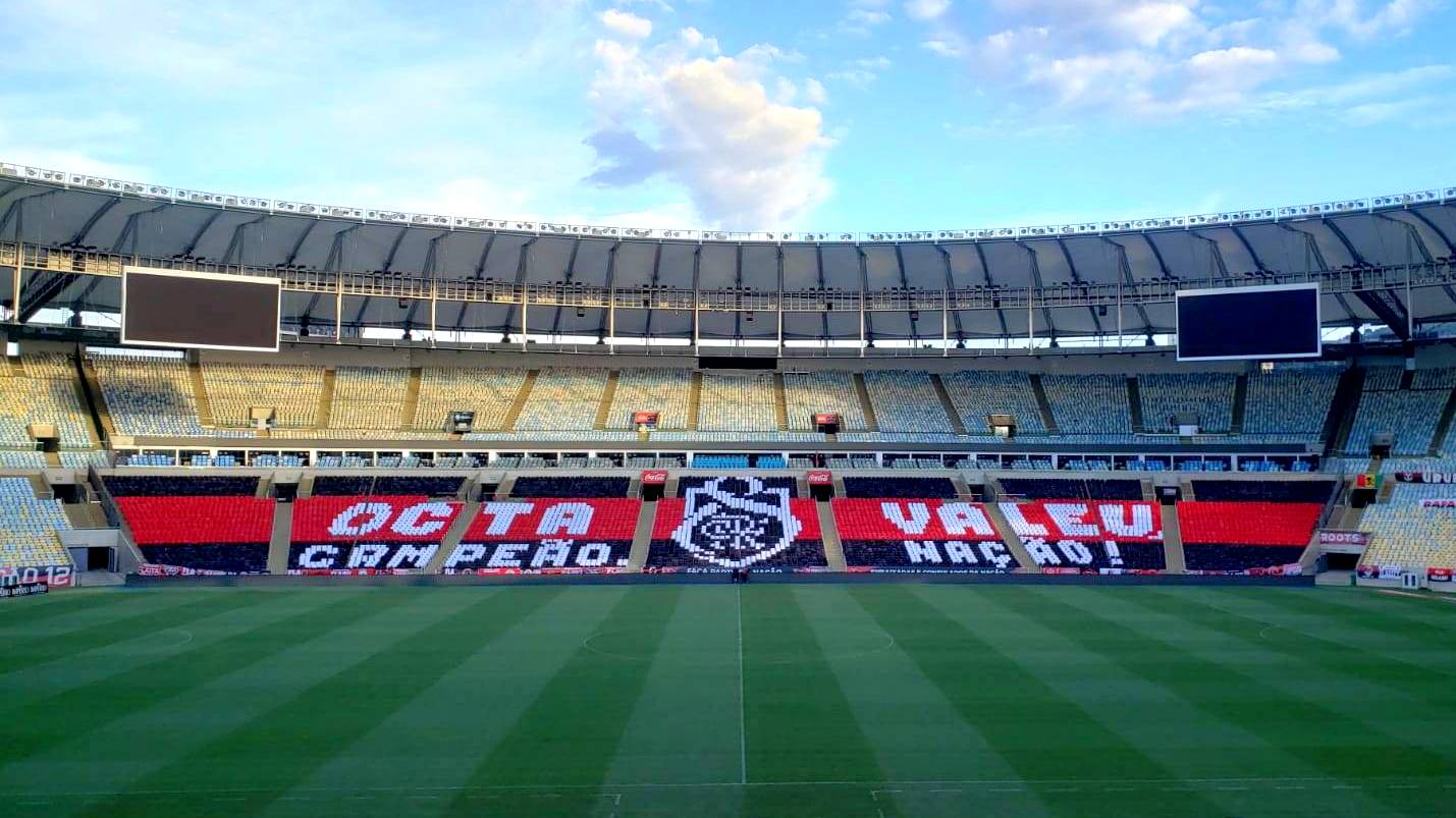 Flamengo Monta Mosaico No Maracan Para Estreia No Carioca Flaresenha