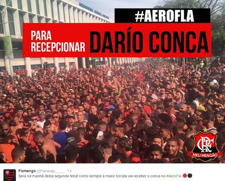 Torcida Do Flamengo Se Mobiliza Para Recepcionar Conca Flaresenha