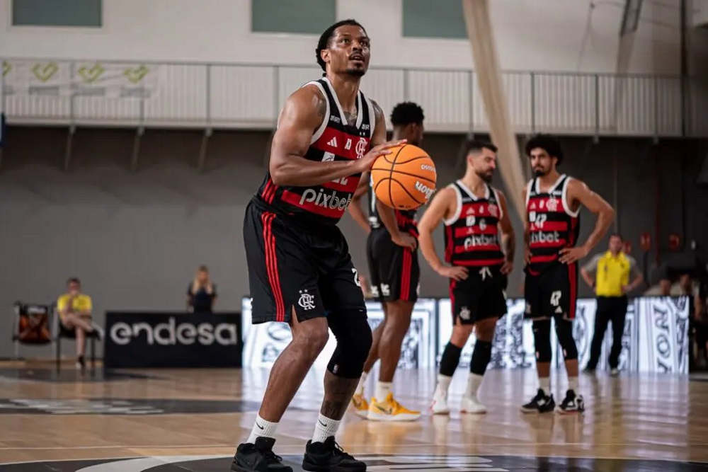 Time de basquete do Flamengo perde amistoso de pré-temporada para o Fuenlabrada, da Espanha