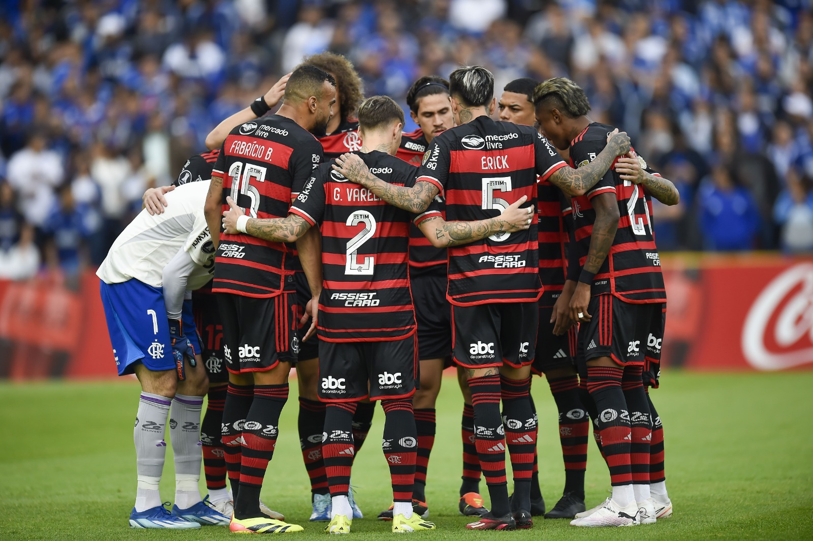 Lista de relacionados do Flamengo para o confronto de hoje, não conta com jovem do clube, confira