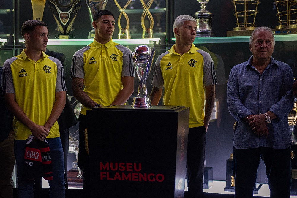 Flamengo celebra um ano do novo museu com presenças de Zico e campeões do Mundial Sub-20