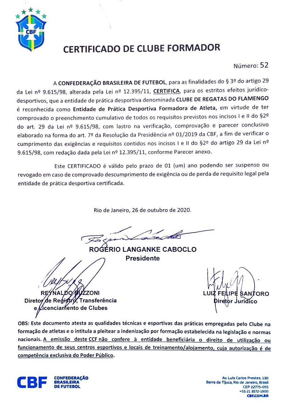 Sport envia último documento e espera recuperar certificado de clube  formador pela CBF, sport