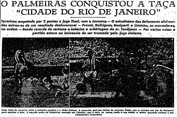Final do Mundial 1951 Melhores Momentos de Palmeiras x Juventus 