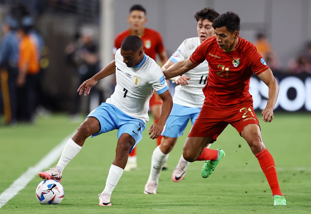 Atuação de gala - veja os números de De La Cruz na goleada do Uruguai sobre a Bolívia na Copa América