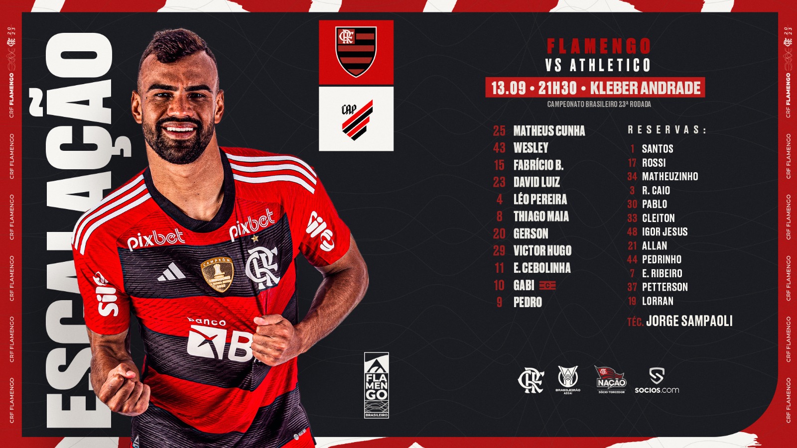 Flamengo: em rede social, Thiago Maia rebate críticas sobre estilo