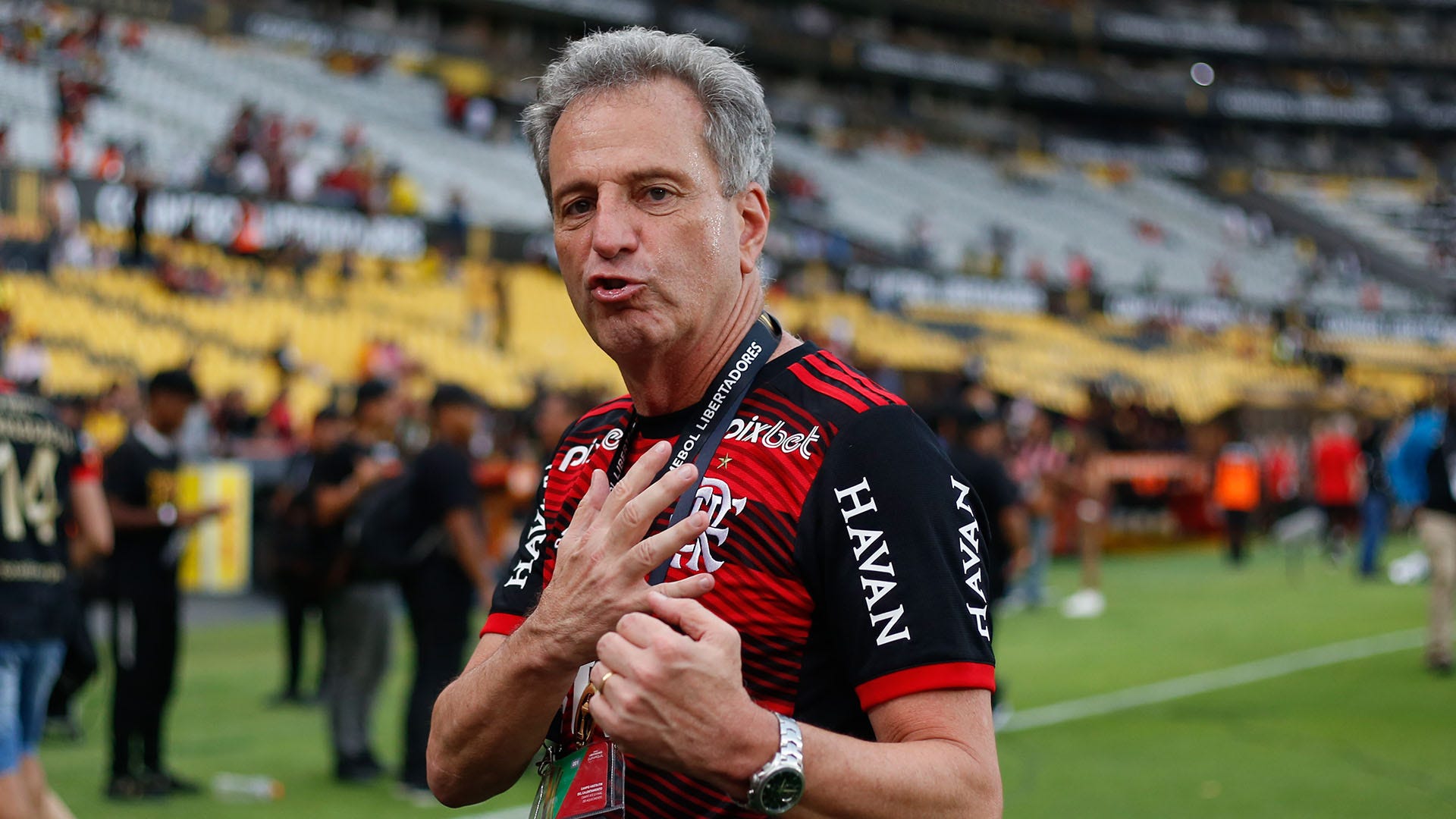 Landim defende sua gestão no Flamengo: "Não fomos tão mal assim, né?"