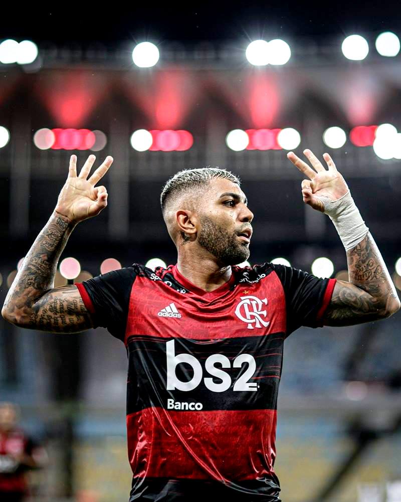 Gabigol é o 3º maior artilheiro do mundo desde o início da