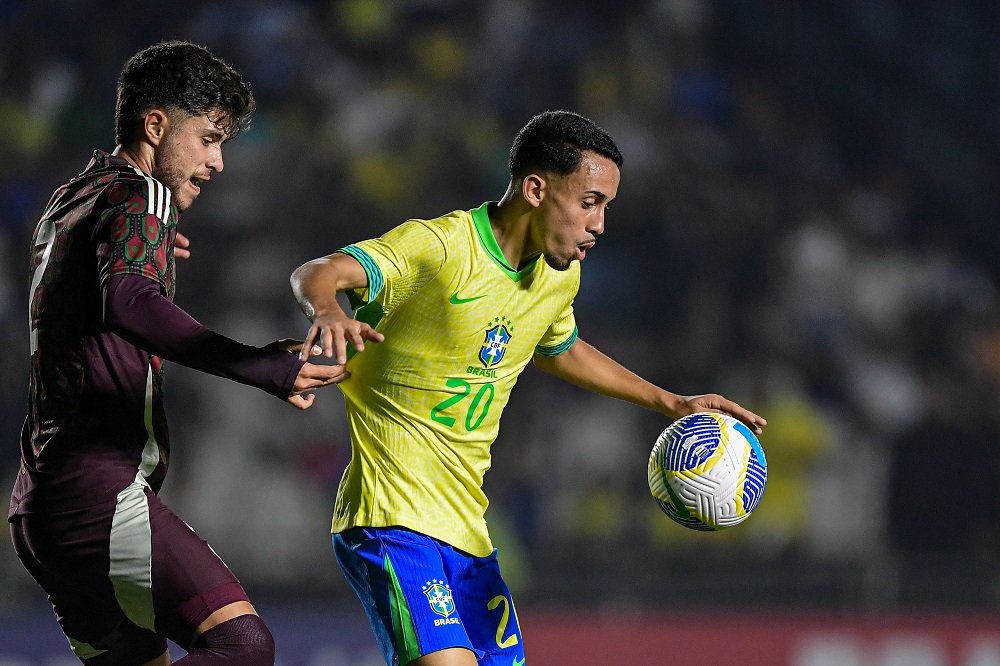 Brasil Sub-20 derrota o México em amistoso com gol no fim - quatro jogadores do Flamengo estiveram com a seleção