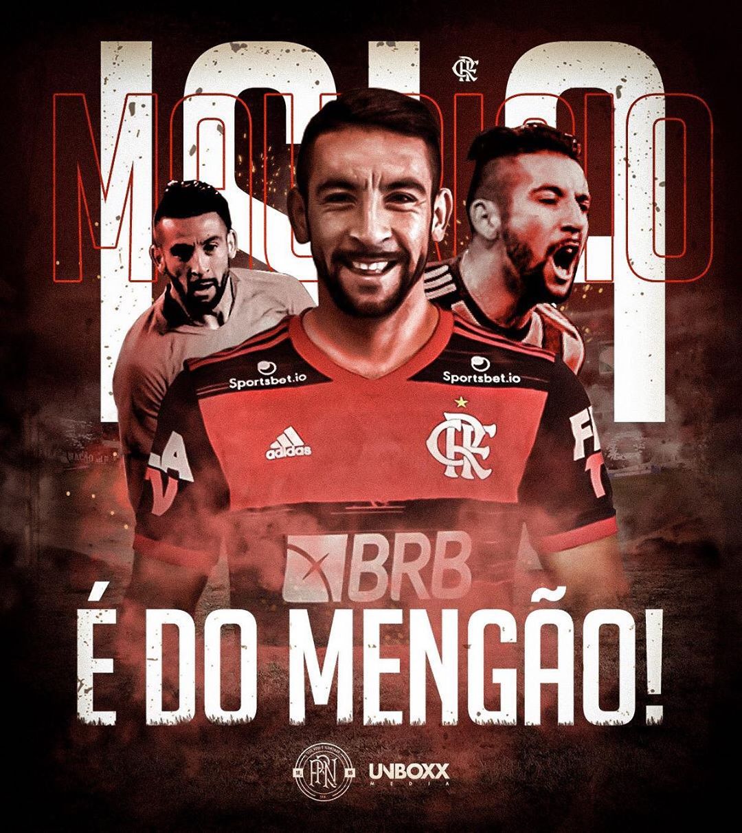 Maurício Isla, reforço do Flamengo, chega ao Rio de Janeiro