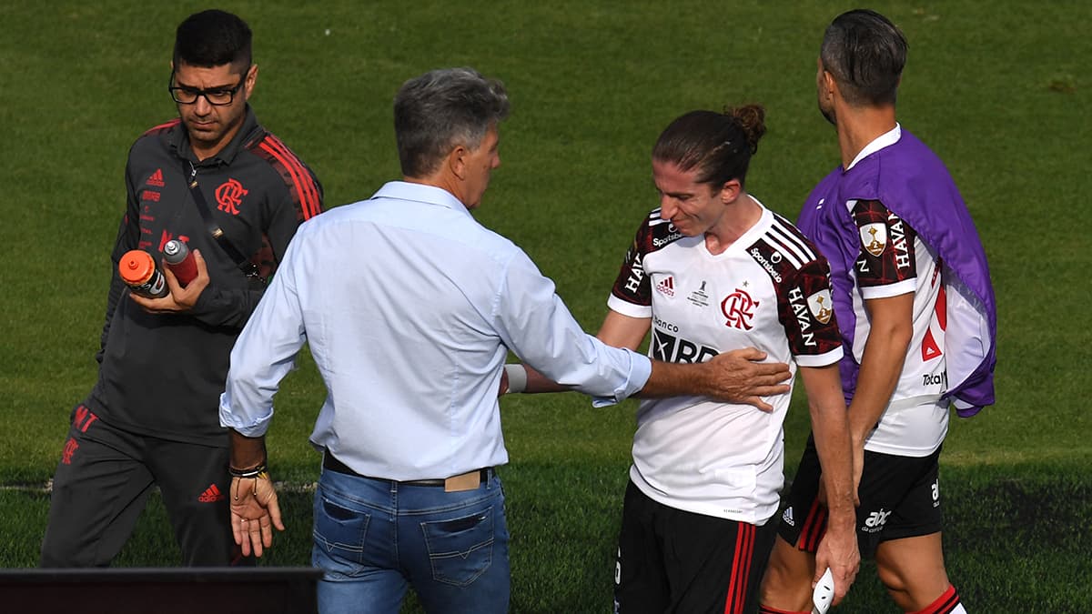 AO VIVO  Lance polêmico envolvendo Filipe Luís, coletiva do Renato Gaúcho  e tudo sobre a goleada do Fla sobre o Olimpia - Coluna do Fla