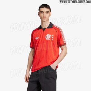 Vazou! Veja imagens da nova camisa retrô do Flamengo feita pela Adidas