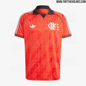 Vazou! Veja imagens da nova camisa retrô do Flamengo feita pela Adidas